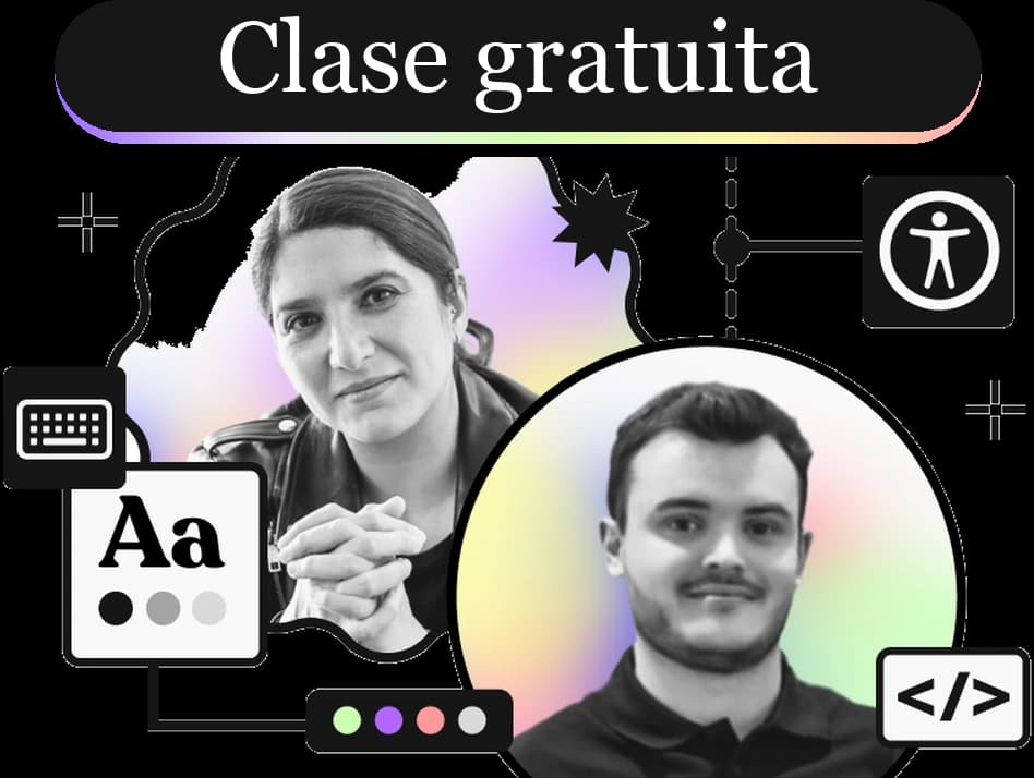 Clase gratuita de diseño accesible con Consuelo Correa y Carlos Garrido.